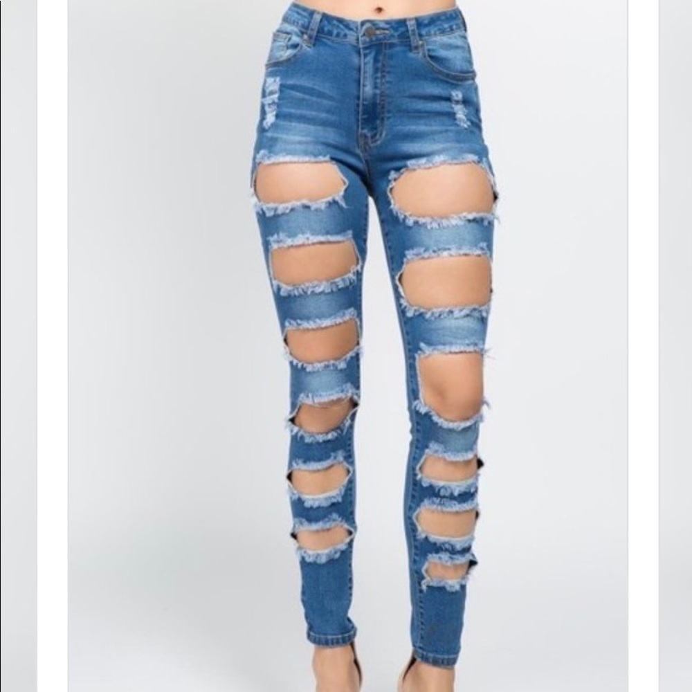 Plus size jeans
